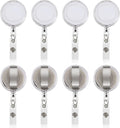 JANYUN 100 Pcs Badge Reels Retractable Badges Holder by JANYUN