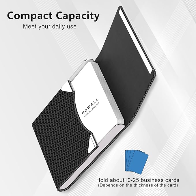 Black Carbon Business Card Holder - Image 3