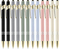 LINFANC 12 Pack Morandi Gold Ballpoint Pen by LINFANC