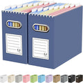 Oterri File Organizer Box, Portable Collapsible Cardboard File Folder Organizer by Oterri