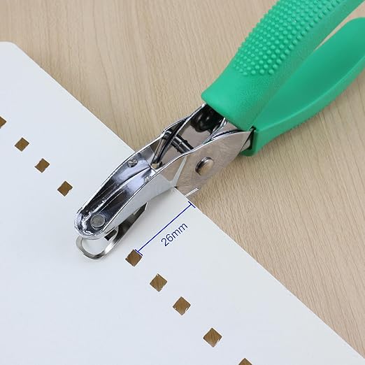 3/16 Inch Square Shape Hole Puncher, Handheld Single Hole Paper Punch, One Hole - Image 4