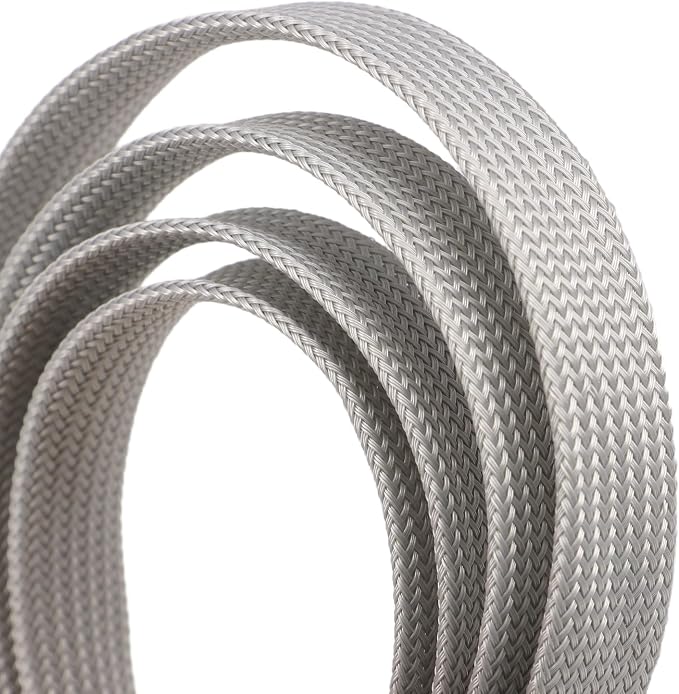 25ft PET Expandable Braided Cable Sleeve 1 inch Pet Braided Cable Sleeve - Image 2