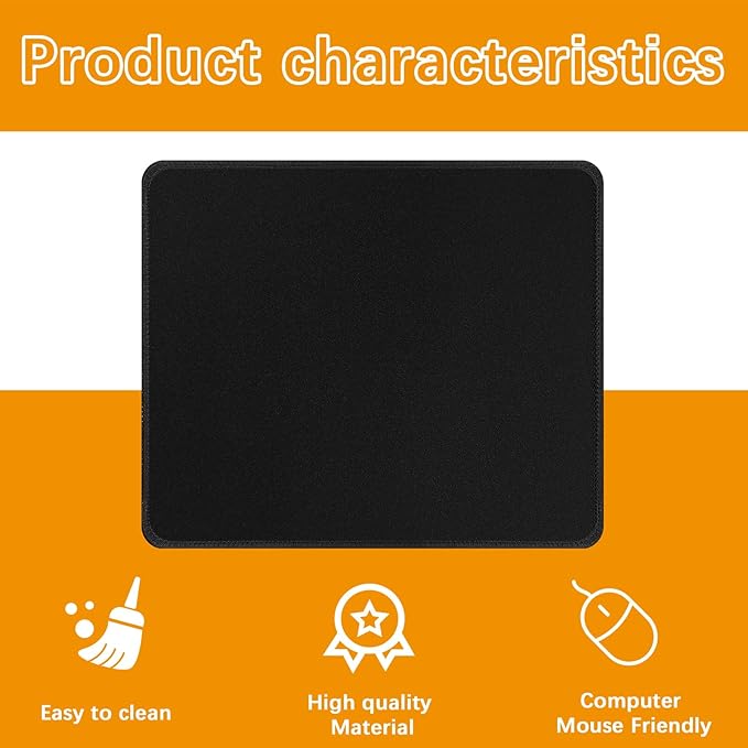 18 PCS Black Mouse pad Bulk - Image 6