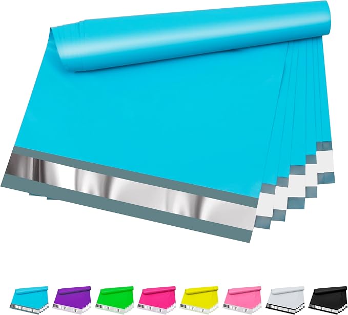 Poly Mailers 14.5x19 inch 50 Pcs, Waterproof and Tear-resistant Shipping Bags by VAPULCIO