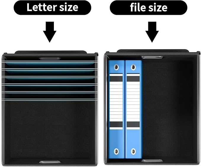 Decorative Collapsible File Storage Organizer Boxes - Image 4