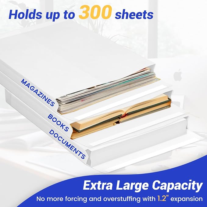 Expandable Catalog Manilla Envelopes 10x13 Self Seal, 25 Pack Goefun Large - Image 3