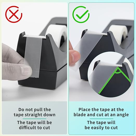 OWLKELA 12 Rolls Matte Adhesive Tape, Matte Finish Invisible Tape, Foggy - Image 3