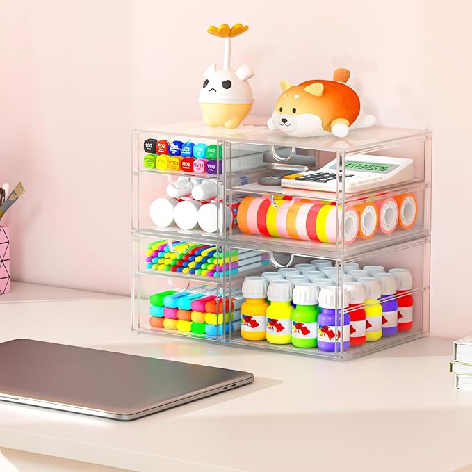 caktraie Versatile Acrylic Makeup Organizer, Drawer Organizer - Image 7