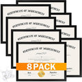 YixangDD 8 Pack Certificate Frames 8.5 x 11, College Diploma Frame by YixangDD