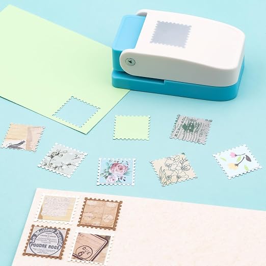 BAOFALI 3Pcs/Set Stamp Puncher 1inch Square Postage Stamp Punch |Stamp Hole - Image 8