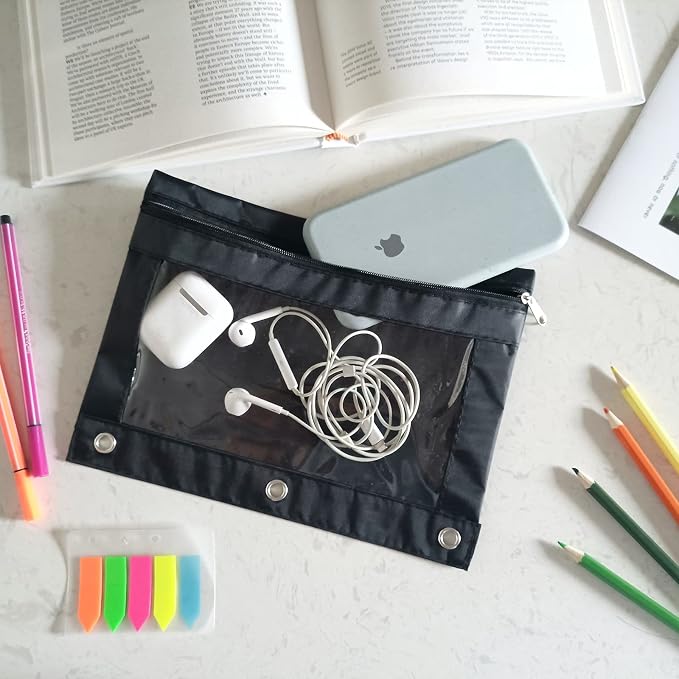 YoeeJob Pencil Pouch for 3 Ring Binder, Binder Pouches - Image 7