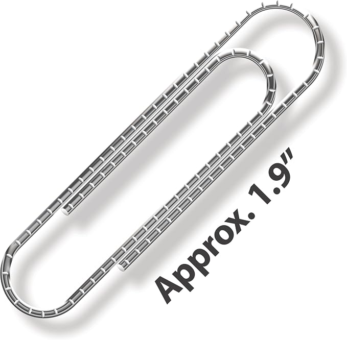 Officemate 3-Pack 99915 Giant Non-Skid Gem Paper Clips - Image 2