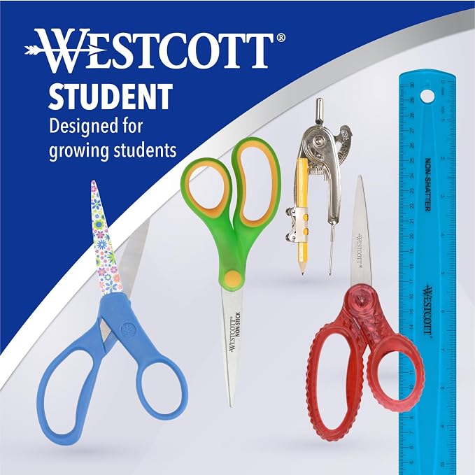 Westcott School Scissors for Kids Ages 12+ and Up - Image 5