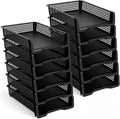 Geetery Set of 12 Turn in Trays Classroom Plastic Trays by Geetery