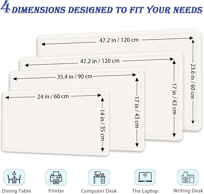 47.2" x 23.6" Large Desk Pad Mat - Image 2