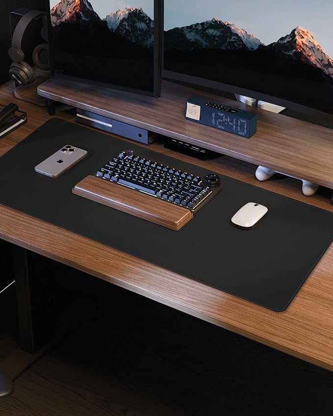 Leather Desk Pad Protector, Desk Mat, Large Mouse Pad, Non-Slip Desk Pad - Image 6