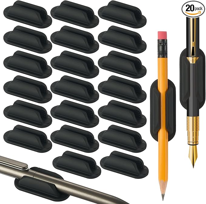 VZZNN 20 PCS Adhesive Pencil Holders by VZZNN