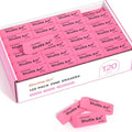Pink Erasers, Shuttle Art 120 Pack Pink Erasers Bulk by ShuttleArt