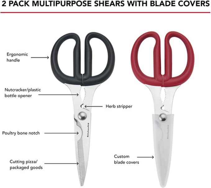 KitchenAid Multipurpose Shear Set, Versatile Scissors - Image 2
