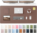 YSAGi Leather Desk Pad Protector, Office Desk Mat, Large Mouse Pad, Non-Slip PU by YSAGi