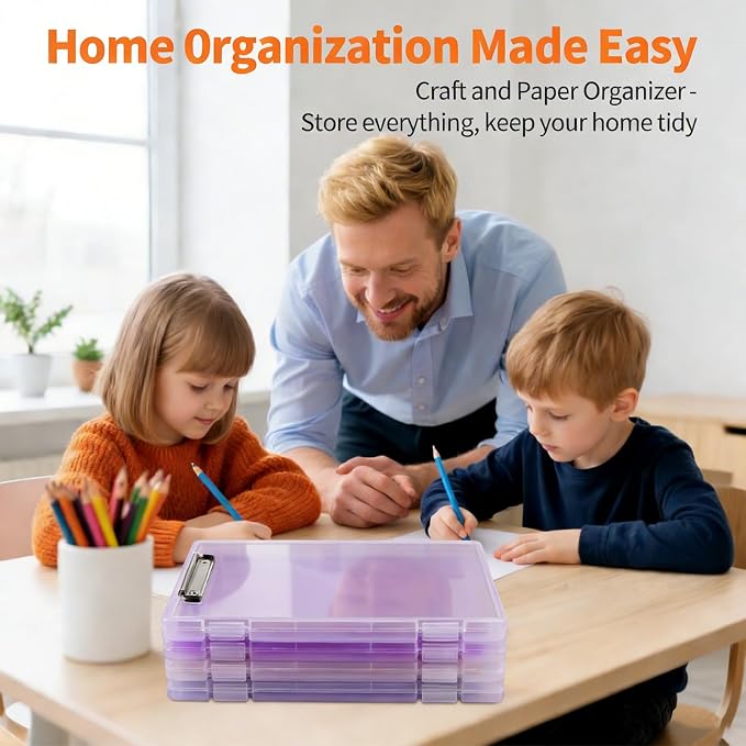 Clipboard with Storage, Waterproof Foldable Heavy Duty Nursing Clip Board - Image 5