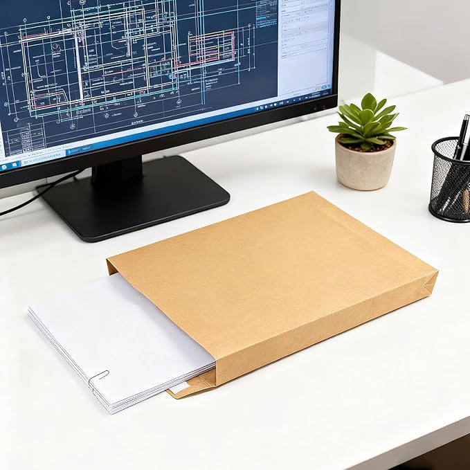 Large Expandable Envelopes, 15 Pack 9.3x 13" Big Mailing Envelopes | Self Seal - Image 2