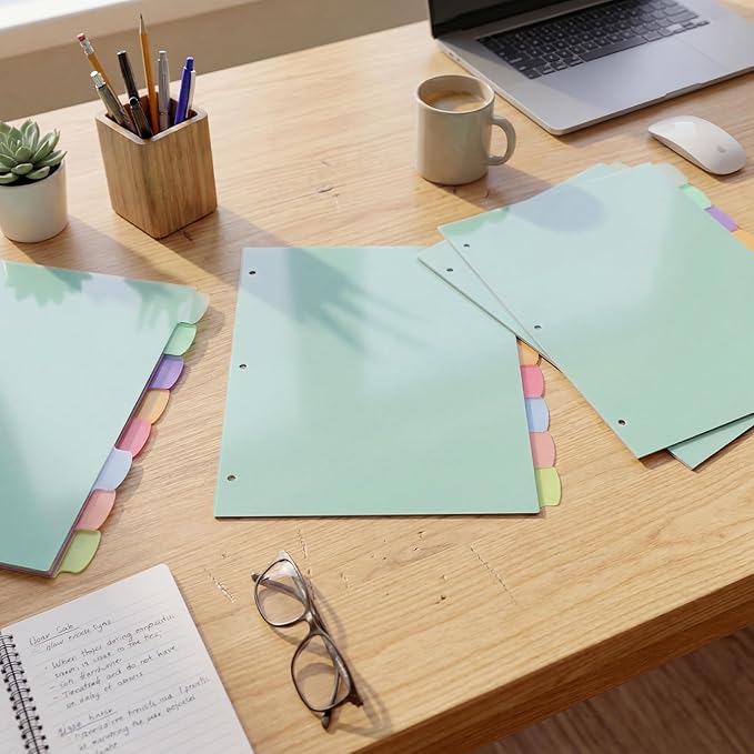 3 Sets of 24Pcs Binder Dividers - Image 7