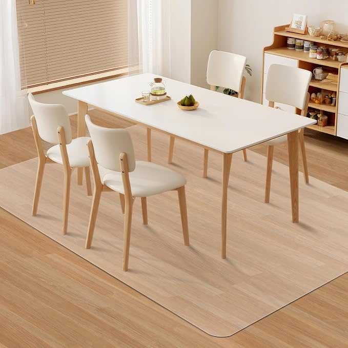 Kuyal Clear Chair Mat, Hard Floor Use, 4.75'×7' Transparent Office Home Floor by Kuyal