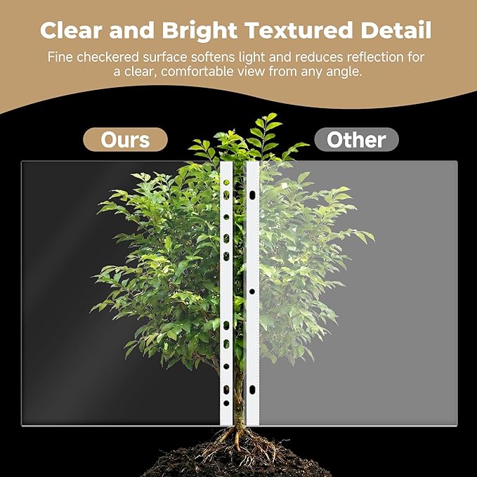 Pauuooa 120 Pack Clear Sheet Protectors 8.5 × 11 Inch, - Image 6