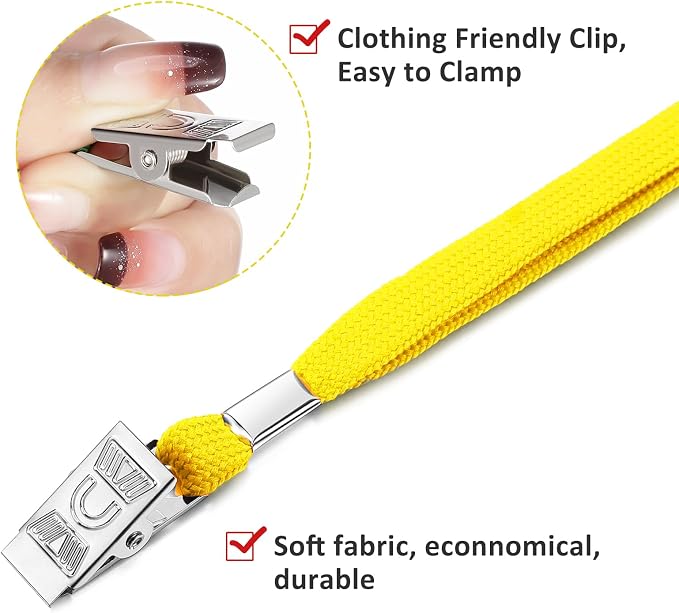 Marspark 100 Pcs ID Badge Holder - Image 6