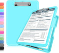 ANZNKU Clipboard with Storage, 13x9.6 Nursing Clipboard Foldable, Storage by ANZNKU