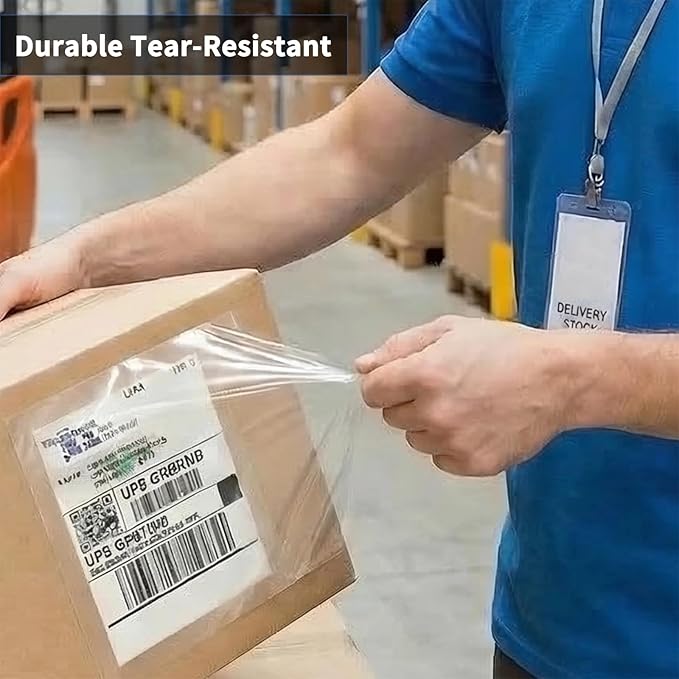 9527 Product 6" x 9" Clear Adhesive Top Loading Packing List Clear Shipping - Image 5