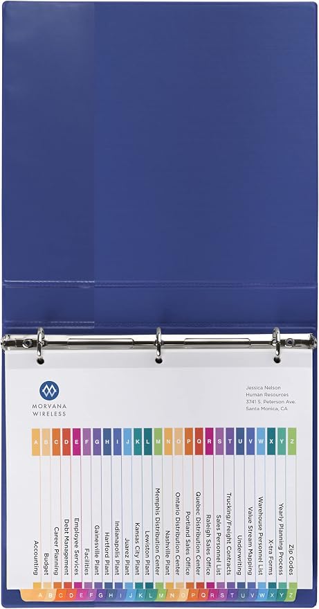 Avery A-Z Dividers for 3 Ring Binders, 26 Tabs per Set, Customizable Table of - Image 9
