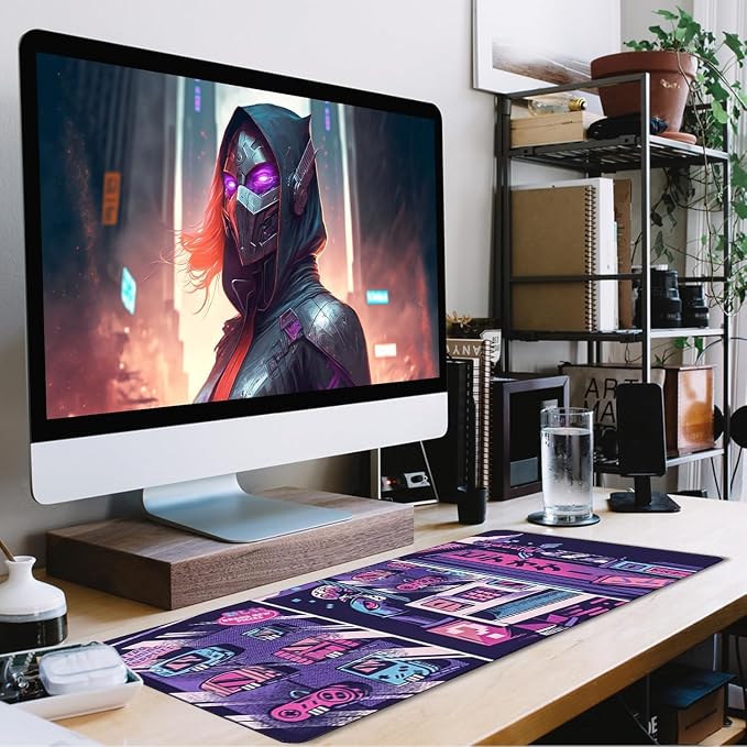 Japanese Comic Desk Mat Large Office Desk Pad, Gaming Mouse Pad, Big Mousepad - Image 7