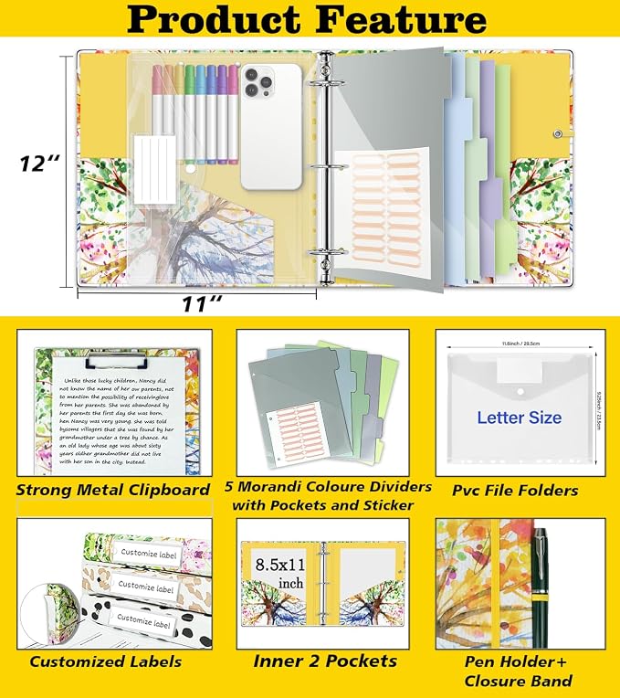 2 Inch 3 Ring Binder Organizer - Image 2