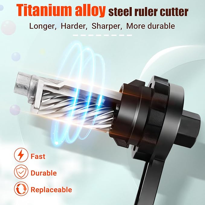 Manual Pencil Sharpener, Labor-Saving Hand Crank Automatic Pen Entry, - Image 4