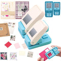 BAOFALI 2Pcs/Set Stamp Puncher 1inch &1.5inch Square Postage Stamp Punch |Stamp by BAOFALI