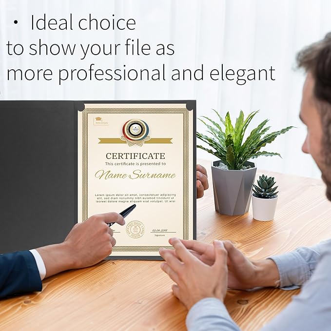 25 Packs Certificate Holders, Diploma Holders, Certificate Folders - Image 6