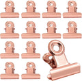 40 Pack Small Bulldog Clips 0.78 Inch Metal Hinge Clips Hinge Binder Clips by Coufce