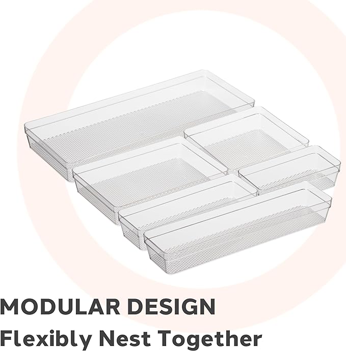 Oggi Clear Drawer Organizer - Image 3