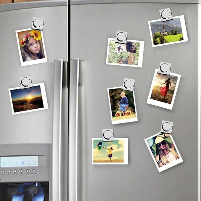 Square Strong Magnetic Clips, 2.3"-6 Pcs, 57 mm, Refrigerator Magnet Clips - Image 5