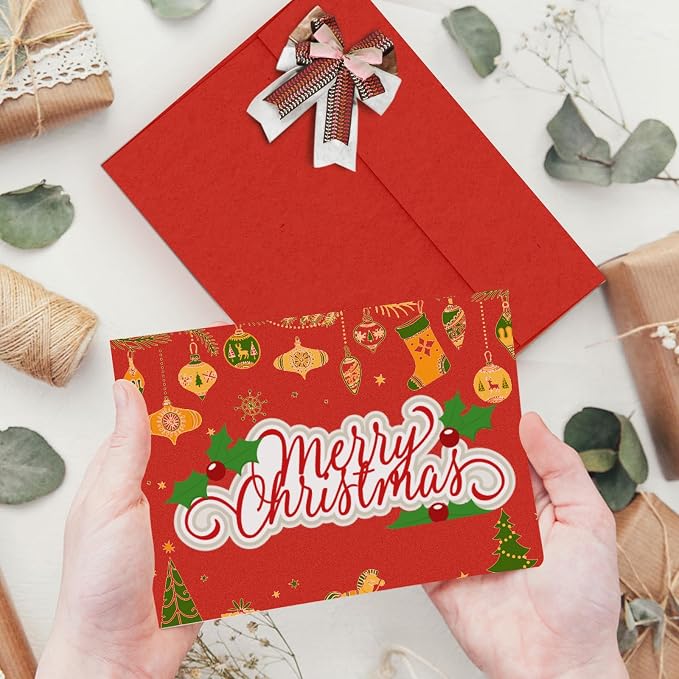 Red A2 Envelopes Self Seal 100 Pack, 120 GSM Printable Goefun 4.375 x 5.75 - Image 7