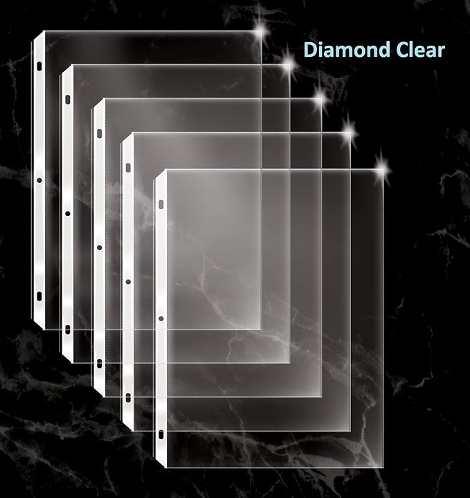 GOLD SEAL 200 Count Diamond Clear Extra Heavyweight Sheet Protectors, 4 mils - Image 2