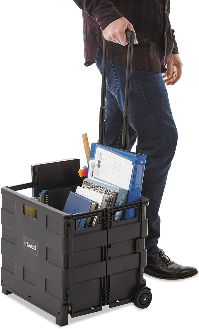 Universal Collapsible Mobile Storage Crate, 18.25" x 15" x 39.4" - Image 7