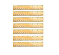 72 Pack Wooden Ruler 6 Inch Rulers Bulk Wood Measuring Ruler Office Ruler 2 by SZLFSX