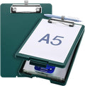 Meiikun Small Clipboard with Storage, A5 Clipboards with Pen Holder, Half by Meiikun