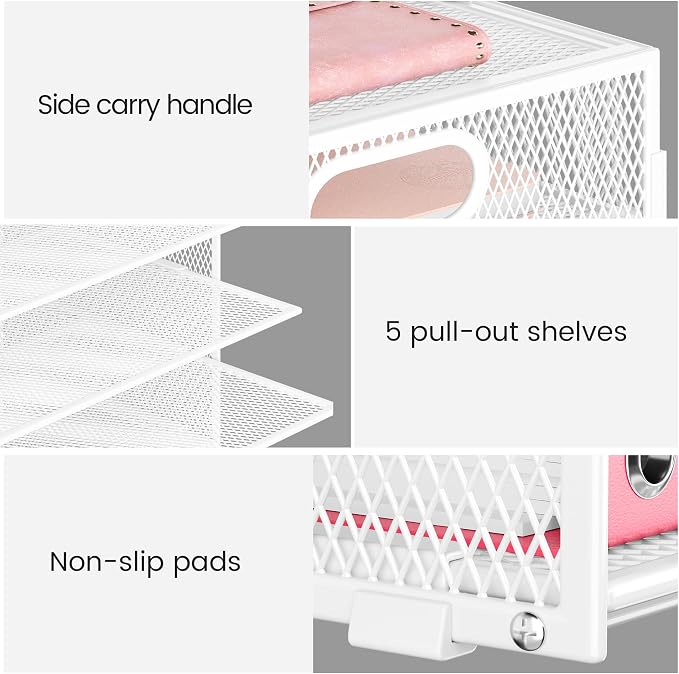 Lavatino 2 Pack 8-Tier Office Desk File Organizer, Letter Tray Paper Organizer - Image 7
