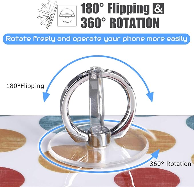 Transparent Phone Ring Holder Grip - Image 3
