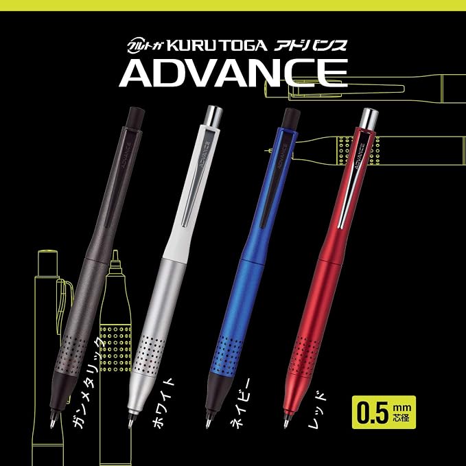 uni Kurutoga Advance Upgrade Model 0.5mm Mechanical Pencil - Image 4