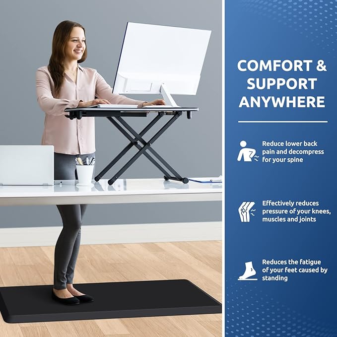 KitchenClouds Kitchen Mat Cushioned Anti Fatigue Kitchen Rug Non Slip Standing - Image 4
